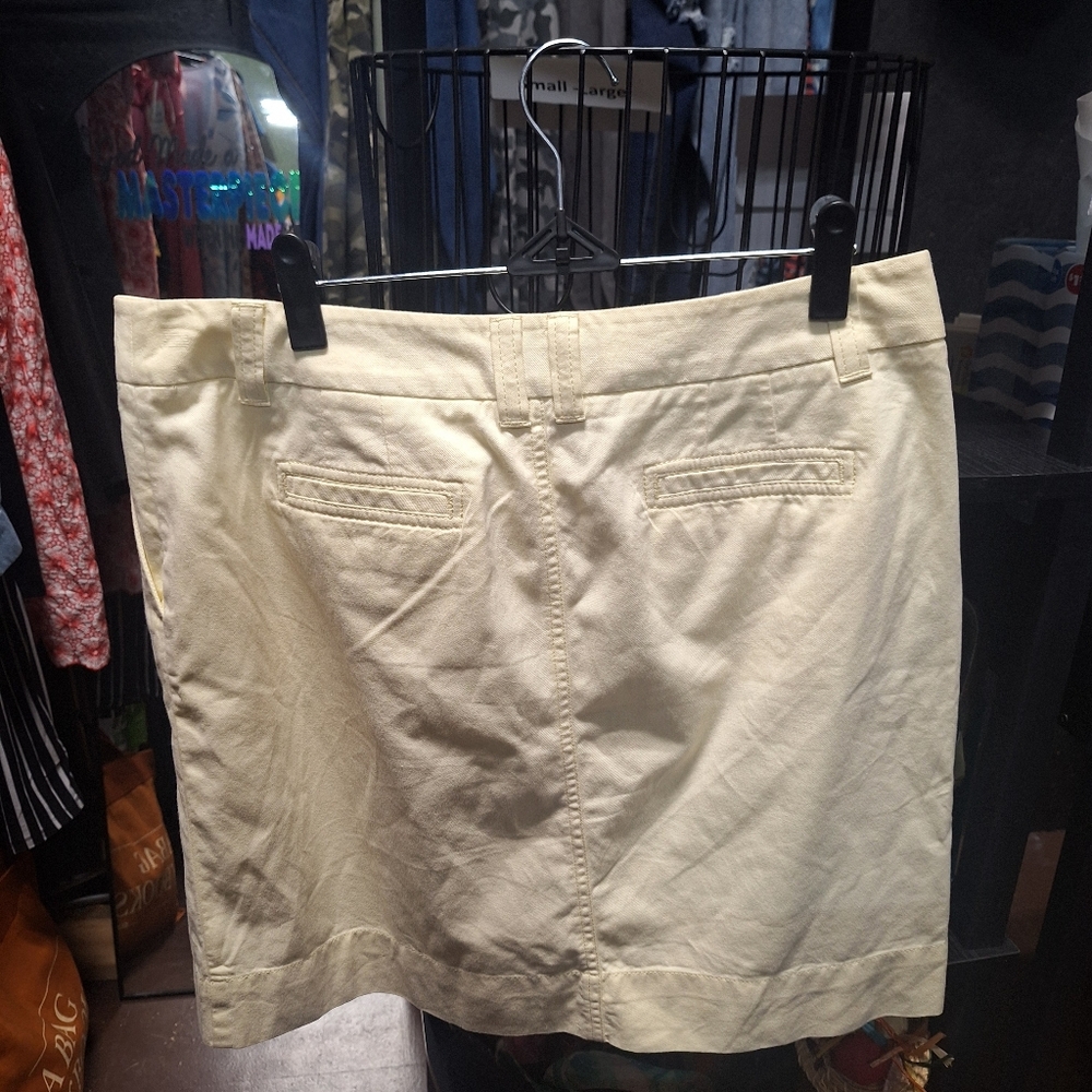 Ann Taylor Light Cream Skirt